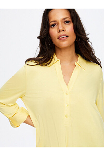 Faik Sönmez Kaçık Polo Yaka Uzun Kollu T-Shirt W26TSH004