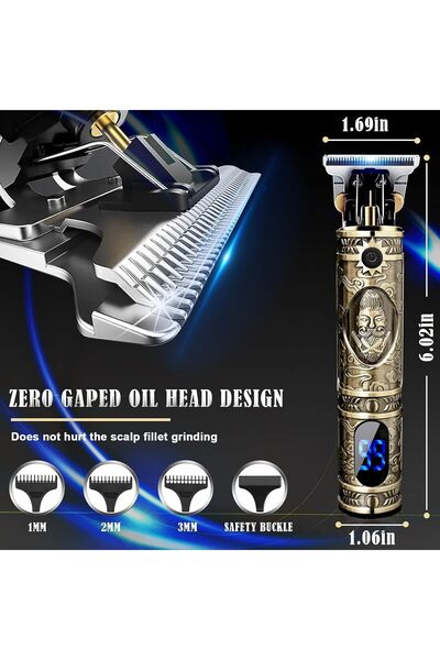 Generic Upgraded Hair Trimmer for Men – Professional Beard & Hair Clippers, USB Rechargeable,