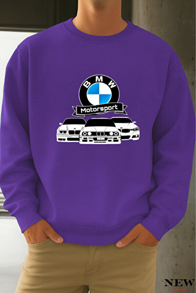 New Shine Printed Crew Neck Sweatshirt