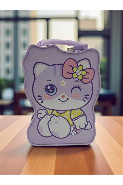 Mrt Character-Shaped Piggy Bank with Lock and Spare Key