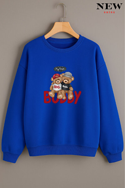 New Shine My Best Printed Crew Neck Sweatshirt