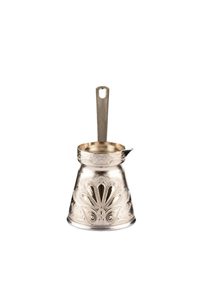 ArnaBella Cezpot Oyster Patterned Cast Iron Coffee Pot for 5 People - Compati...