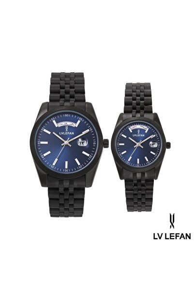 LV LEFAN LV LEFAN Men's and Women's Watch Set