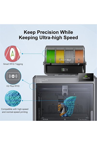 Creality Hyper Pla Rfid Sarı Filament 1.75mm 1Kg - Urhanshop Gönderimli