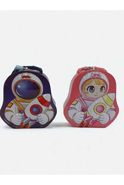 Mrt Character-Shaped Piggy Bank with Lock and Spare Key