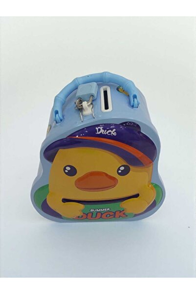 Mrt Character-Shaped Piggy Bank with Lock and Spare Key