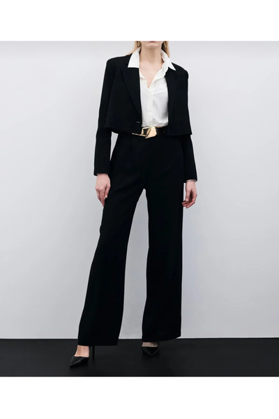 Sateen PİLELİ KREP PANTOLON