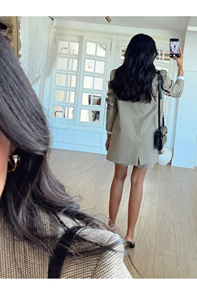 My Blog Mustard Jacket Shorts Set - 9546