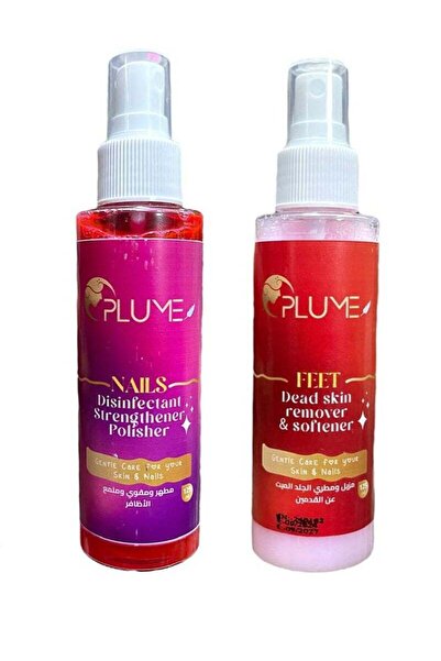 plume Cuticle Remover 125ml and Nail Sanitizer and Polisher 125ml