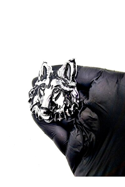 BsElektronik Etiketçilere Özel Krom 3D Görünüm Kurt Logosu