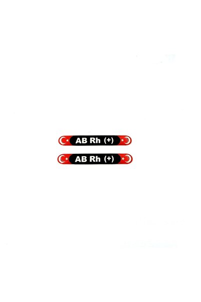 BsElektronik Damla Sticker Blood Type Set of 2