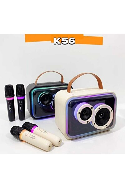Generic Colorful Rechargeable Outdoor Bluetooth Speaker Mini Karaoke Speaker with 2 Wireless Microphones