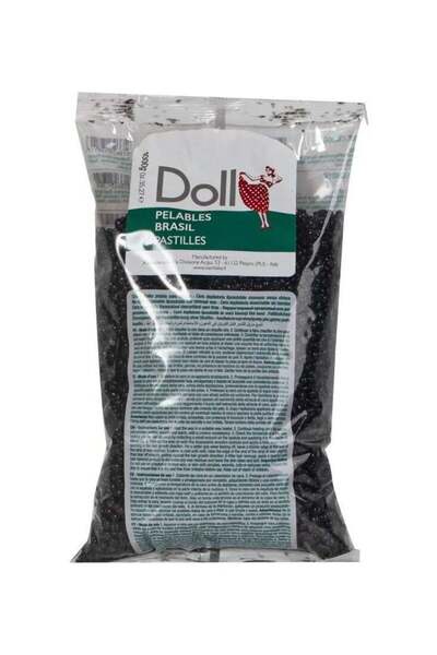 DOL حبيبات الشمع واكس ايطالي لازالة الشعر شمع الأسود 1000جرام