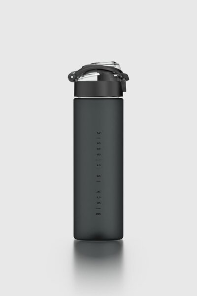 Renga Saga Patterned 630 ml Matte Tritan Flask 912114 Black