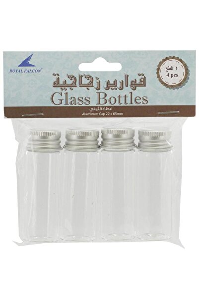 Royal Falcon زجاجة زجاجية بغطاء من الألومنيوم
