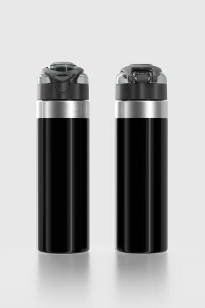 Renga Saga Metal Accessory 630 ml Tritan Flask 912053 Black