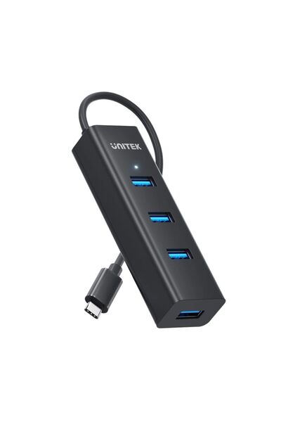 Unitek موزع USB-C رباعي المنافذ بسرعة 5 جيجابت في الثانية | Y-3089Z