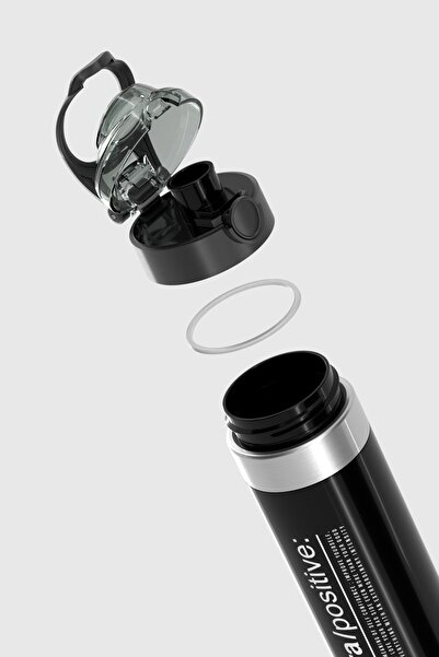 Renga Saga Metal Accessory 630 ml Tritan Flask 912092 Positive Black