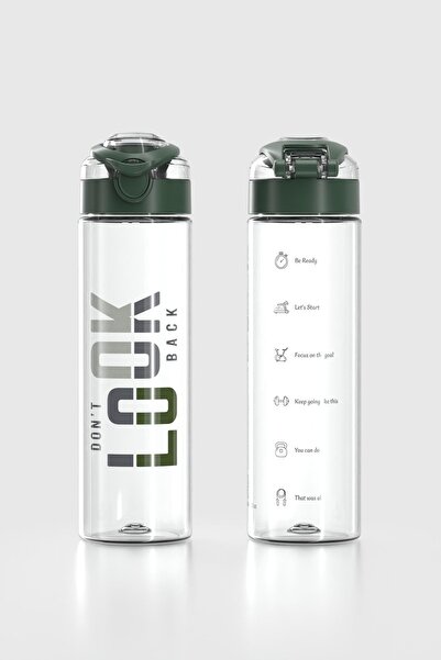 Renga Saga Patterned 630 ml Tritan Flask 912065 Green