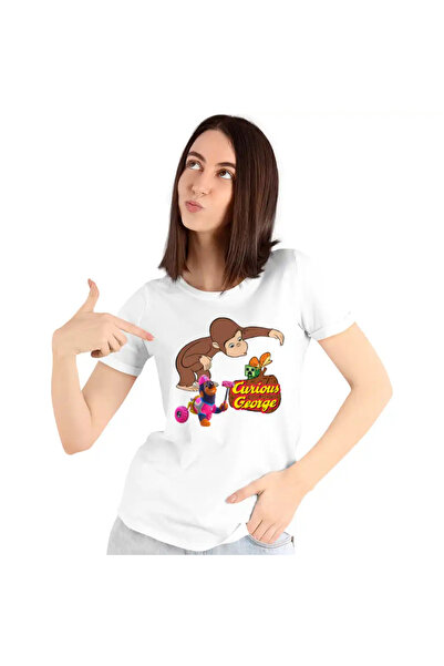 OEM Tricou Femei Curious George Creeper Gradina Zoologica