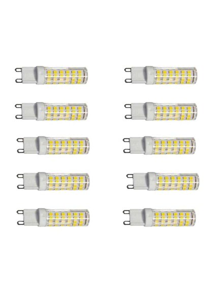 Generic مصباح الثريا G9 LED مجموعة من 10 لمبات صفراء