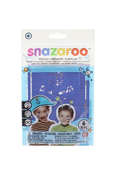 Snazaroo استنسلات المغامرات لفن الوجه والجسم