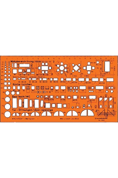 Standardgraph Drawing Template for Precise Technical Work