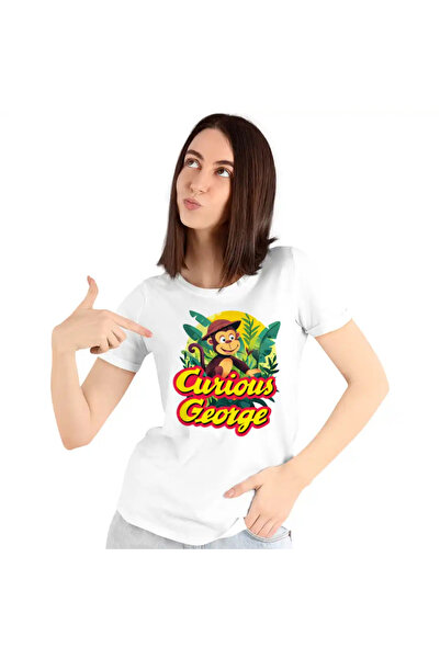 OEM Tricou Femei Curiosul George Jungla Desene Animate