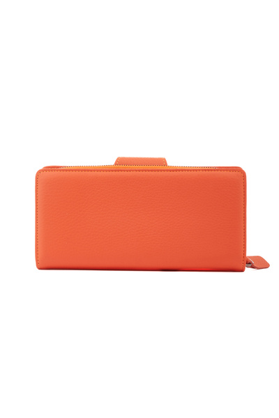 TANGCARF Genuine Leather Women's Wallet | Diva 3219 Orange