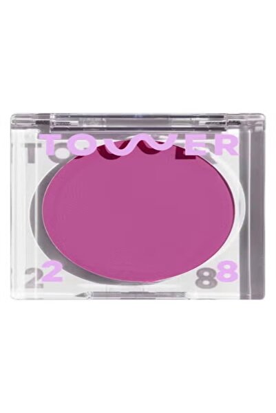 Tower 28 Beauty أحمر خدود كريمي ندى للشفاه والخدود من تاور 28 بيتش بليز، راش آور - لون الخوخ المشمس 4.5 غرام