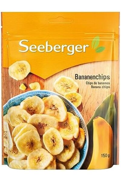 Seeberger رقائق الموز - 150 جم (عبوة من قطعة واحدة)