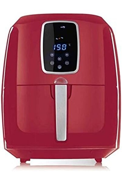 ALSAIF AL SAIF Frying Pan Healthy without oil Large size 6 Liter red- AL7205