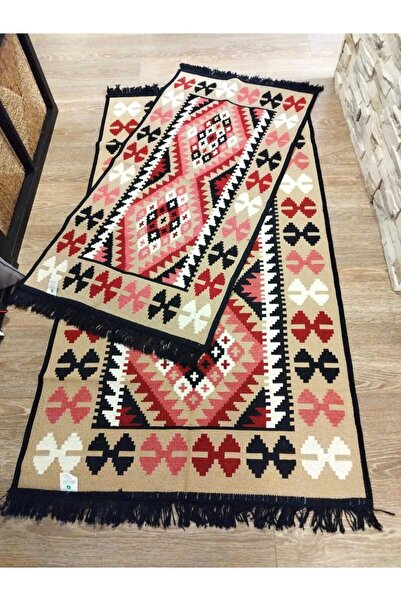 OEM 1+1 Woven carpets, double-sided, size 60x90cm+80x200cm H&H61