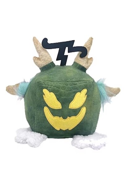 MASHASHOP Jucărie de pluș, joc anime Blox Fruits, dragon, verde/multicolor, 15 cm
