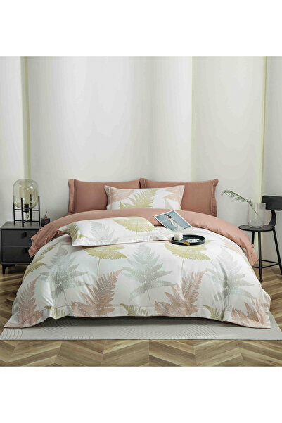 FIONNA.RO Lenjerie Din Bumbac Tip Finet PREMIUM Luxury Cu Elastic - Frunze De...