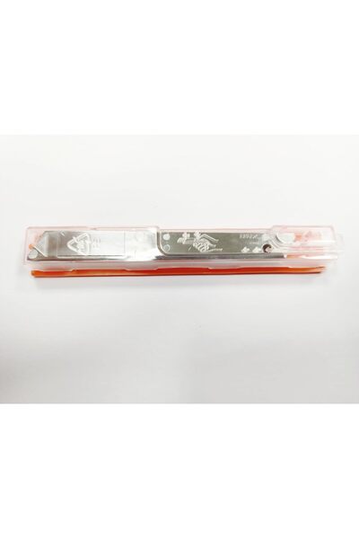 LUTZ BLADES S05073 – Detachable Rectangular Blade (No Slit) – 80 mm – 100 Blades