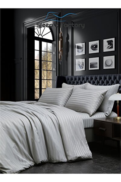 Sleep x Factory Rest Dose Hotel Comforter Set – 5 Pieces – Soft Touch – Duvet 230x180 cm – Fitted Sheet 200x140 cm