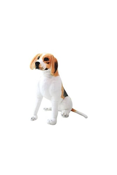 OEM Câine de pluș realist, Beagle, maro/alb, 25 cm