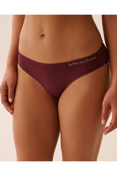La Vie en Rose Seamless Fabric Bikini Panty