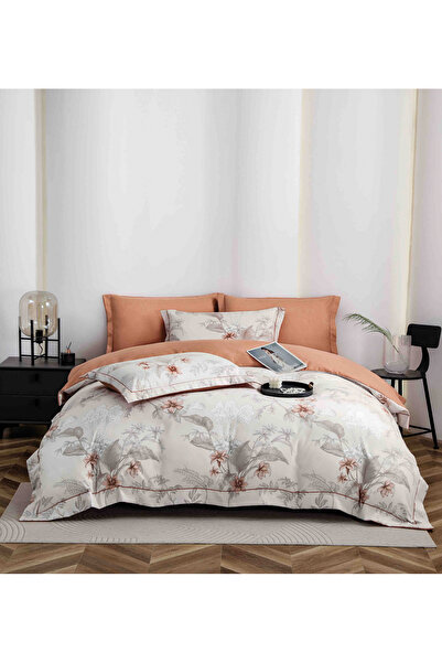 FIONNA.RO Lenjerie Din Bumbac Tip Finet PREMIUM Luxury Cu Elastic - Floricele...