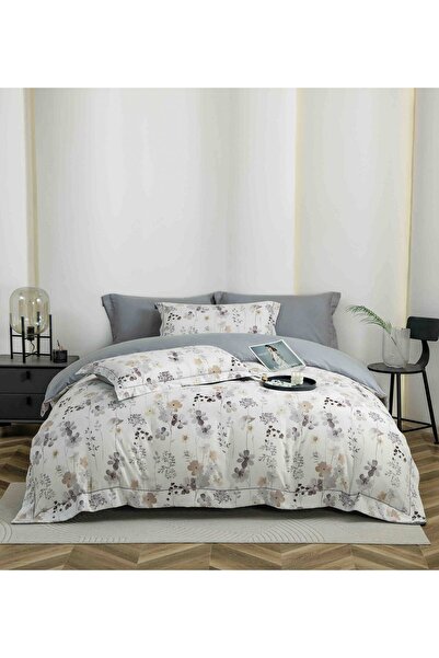 FIONNA.RO Lenjerie Din Bumbac Tip Finet PREMIUM Luxury Cu Elastic - Mini Flor...