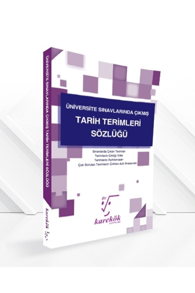 Karekök Yayınları 2025-2026 MÜFREDATVERİ Üniversite Sınavlarında Çıkmış Tarih...