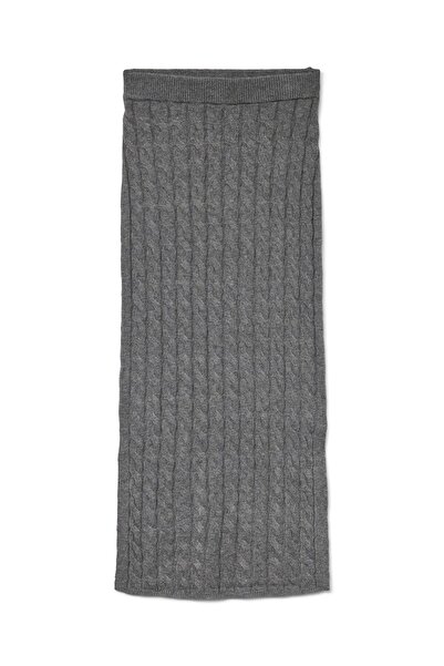 Vero Moda Strickrock AWLORELLA Hohe Taille Langer Rock