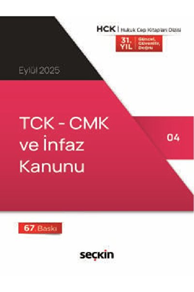 Seçkin Yayıncılık TCK – CMK ve İnfaz Kanunu (Cep Kitabı) - Seçkin Yayıncılık ...