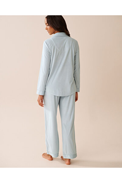 La Vie en Rose Polka Dot Soft Velour PJ Set