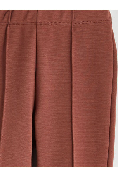 LC Waikiki Brown Flared Girls' Leggings Pants