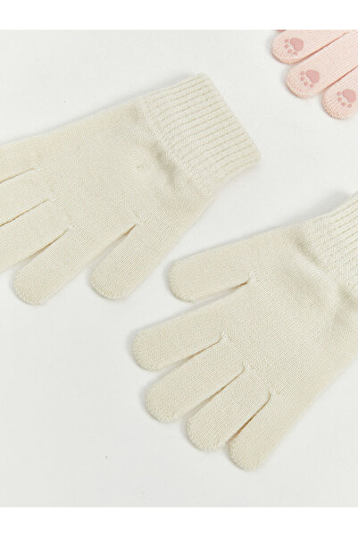 LC Waikiki Timeless Store: Timeless Recommendations |   Printed Baby Girl Gloves, Pack of 2