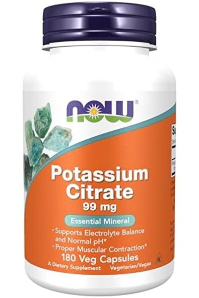 Now Foods Potassium Citrate - 180 Capsules