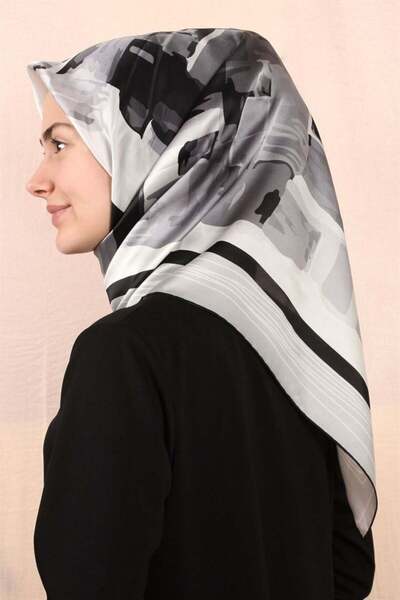 PİRAMİT وشاح صيفي من الشيفون من أنجل 7787816-912