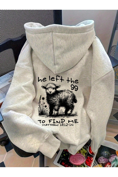 LAYORA Text Printed Hoodie – Comfortable and Trendy Model